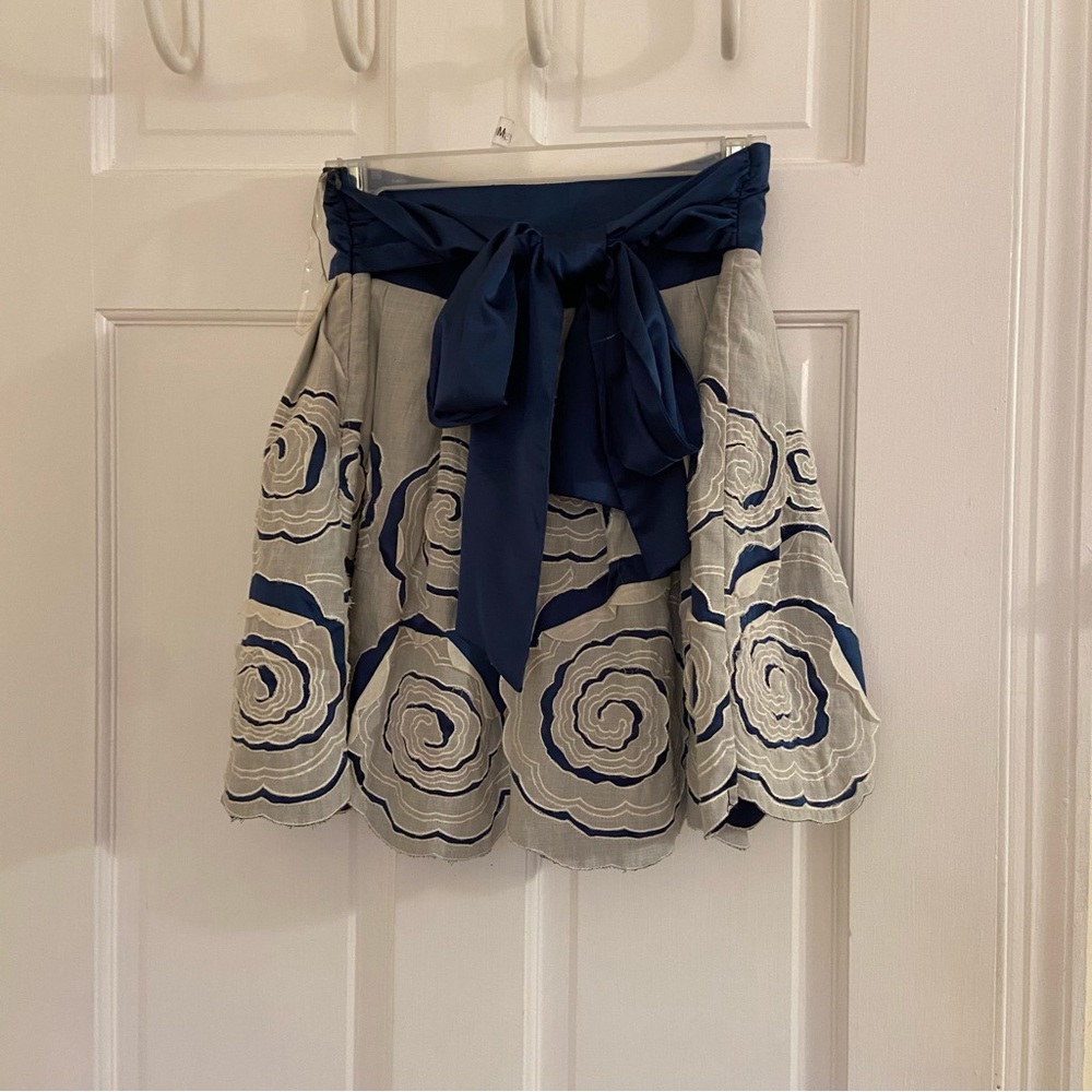 Ryu Floral Bow Skirt